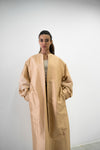 Golden Peach Oversized Sleeve Abaya