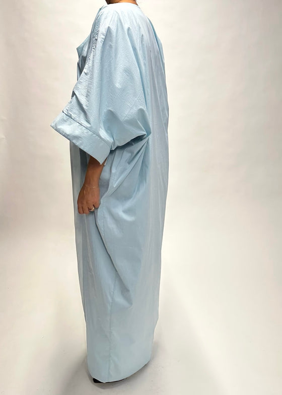 White x Powder Blue Reversible Kimono