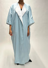 White x Powder Blue Reversible Kimono