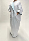 White x Powder Blue Reversible Kimono